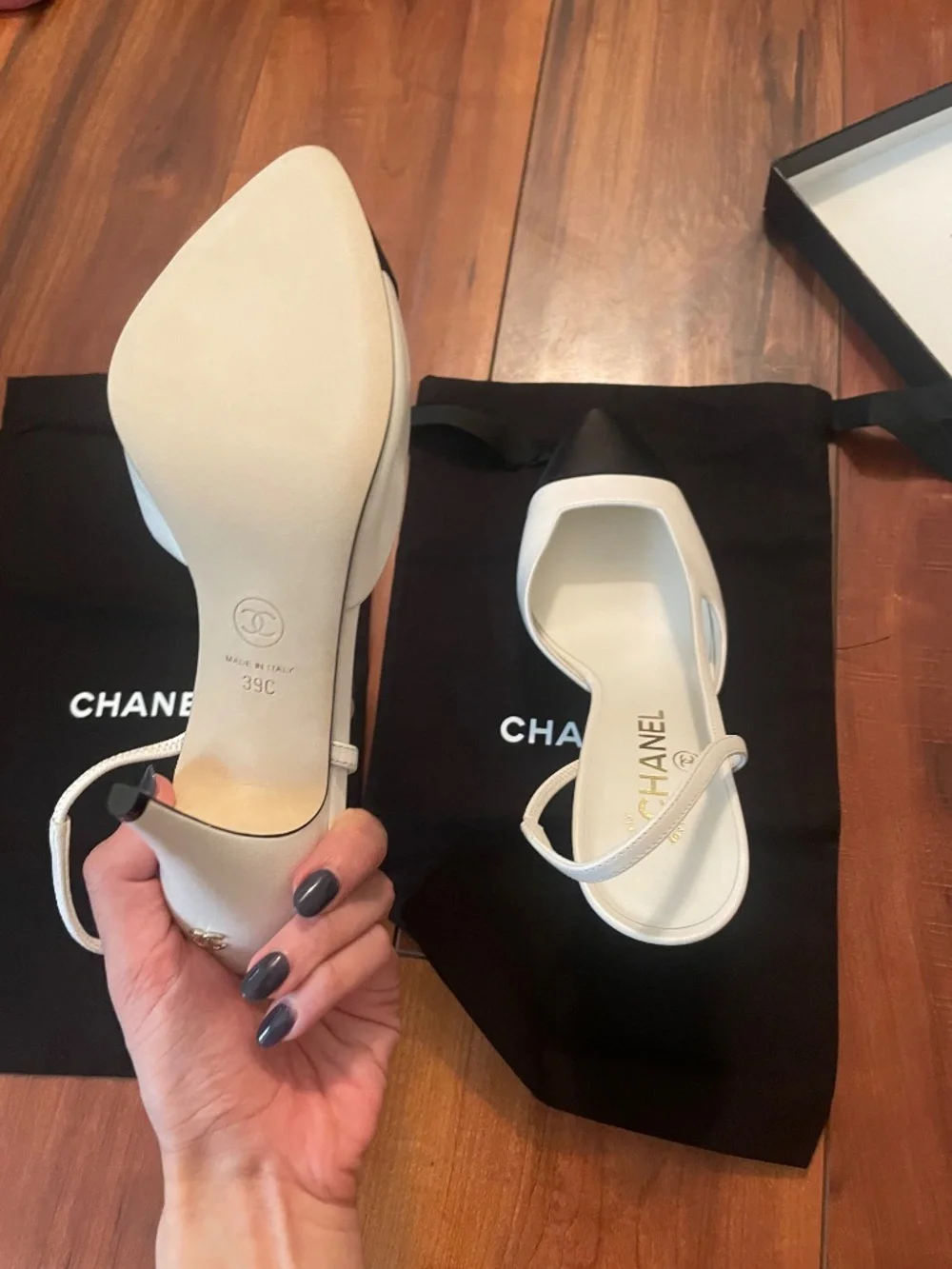 Chanel slingbacks brand new size 39